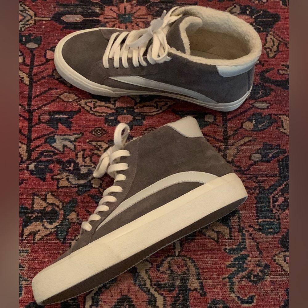 Sidewalk High-Top Sneakers: Sherpa Edition - Picture 1 of 6